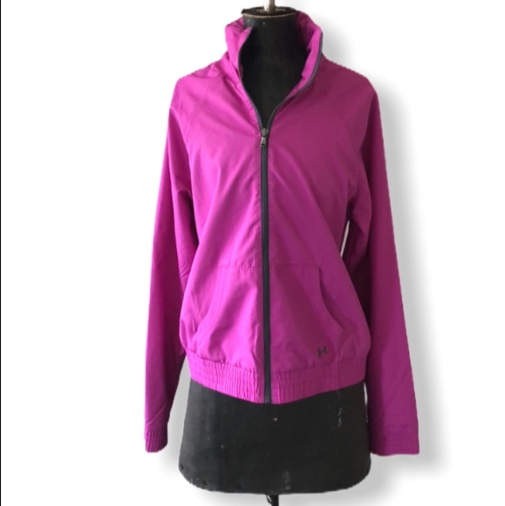 NWOT Under Armour Purple Windbreaker Athletic Jacket | Never Worn